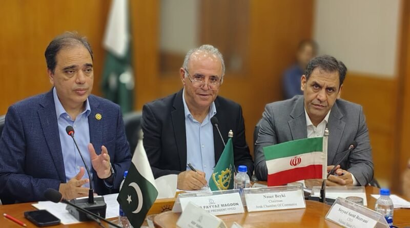 FPCCI vows to formalize Pak-Iran economic ties